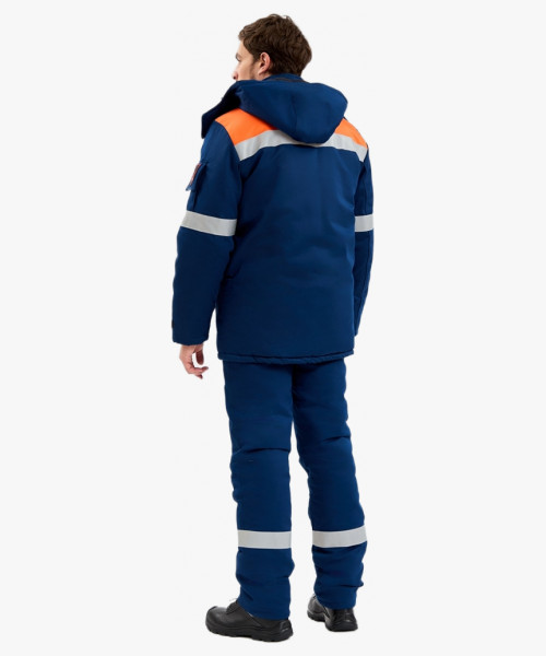 Костюм зимний Энергия-Г (91,4 кал.), т.синий/оранжевый