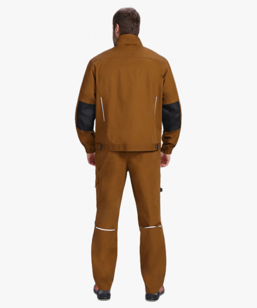 Костюм мужской летний ProfLineSpecialist-1 (тк.РипСтоп,240) брюки, коричневый/черный