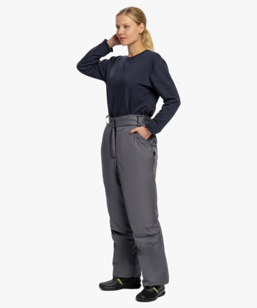 Брюки зимние женские Сакрин (тк.Дюспо), т.серый