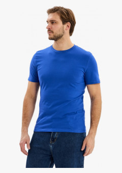 Футболка NEW (тк.Трикотаж,160), синий индиго (васильковый)