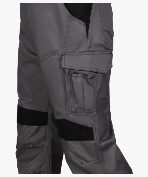 Костюм СИРИУС-ЦИТРИН куртка, п/к ср.серый с черным