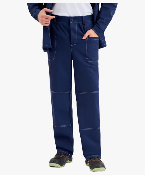 Костюм Техник СОП (тк.Саржа,250) брюки, т.синий/васильковый