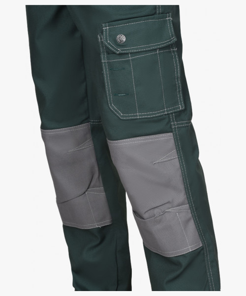 Брюки СИРИУС-ВЕСТ-ВОРК зеленые со ср. серым