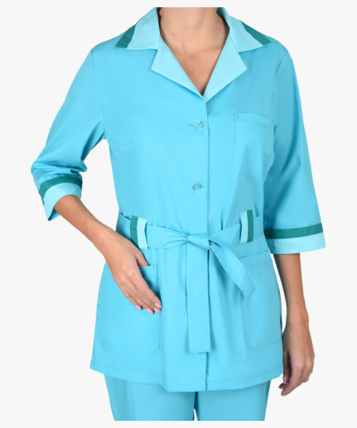 Костюм СИРИУС-ФЛОРА женский светло-бирюзовый (СТ)