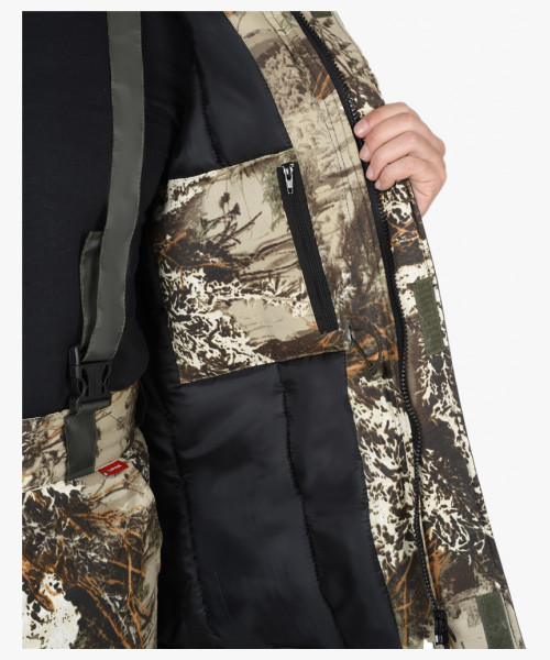 Костюм СИРИУС-ГОРКА зимний: куртка дл., брюки (тк.CROWN-230) КМФ Серый мох