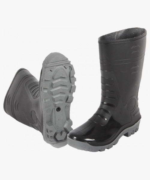 Сапоги мужские ПВХ двухкомпонентные, черный (арт. м.135)