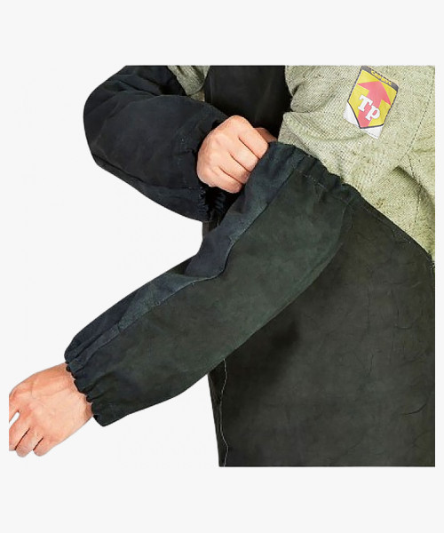 Нарукавники спилковые черные