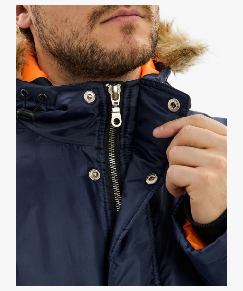 Куртка зимняя Аляска (Оксфорд), темно-синий