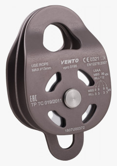 Блок-ролик двойной Twin 36 дюраль с/п vpro 0195