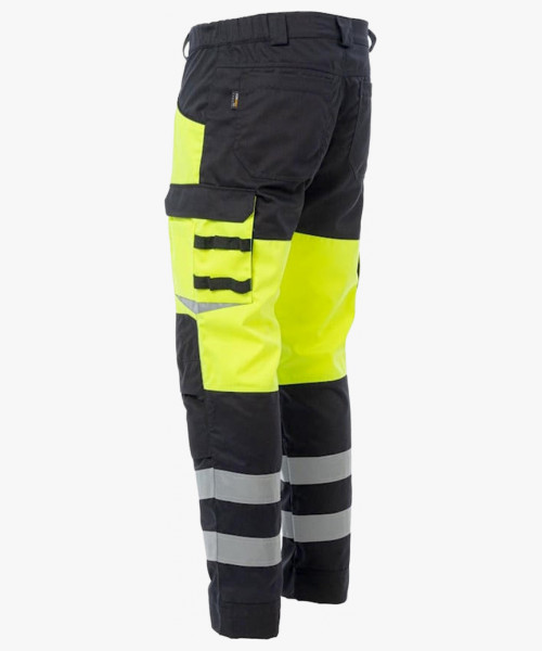 Брюки сигнальные Brodeks KS309, цвет жёлтый, чёрный
