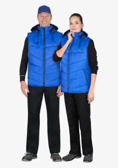 Жилет СИРИУС-ИМИДЖ васильковый