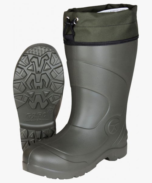 Сапоги ЭВА мужские (С-031КПКС) морозостойкие (-50С), МБС КЩС, с манжетой, ПКП Кевлар, Оливковые