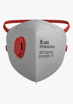 Респиратор складной DSK 5502 НК с клапаном, FFP3
