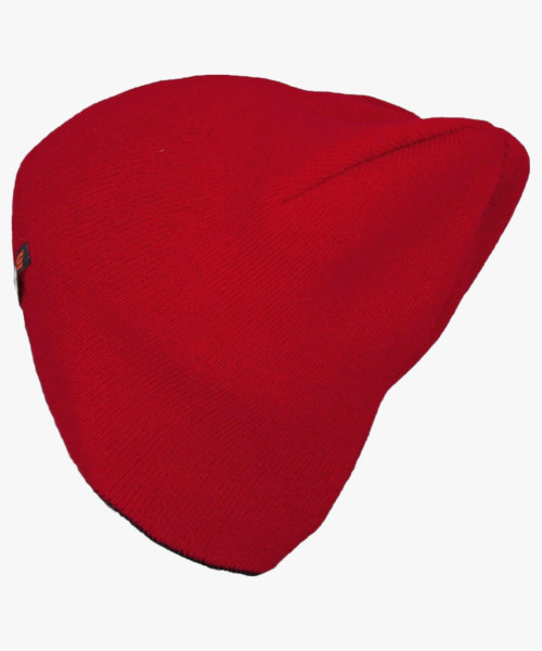 Шапка Brodeks Light Bicolor, цвет красный, чёрный
