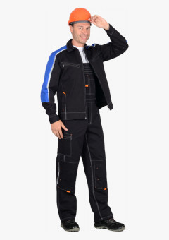 Костюм СИРИУС-ДЖЕТ куртка, полукомбинезон, 100% х/б, пл. 260 г/кв.м