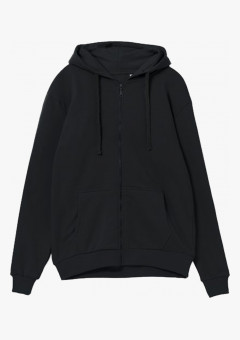 Толстовка на молнии с капюшоном Siverga Heavy 2.0, черный