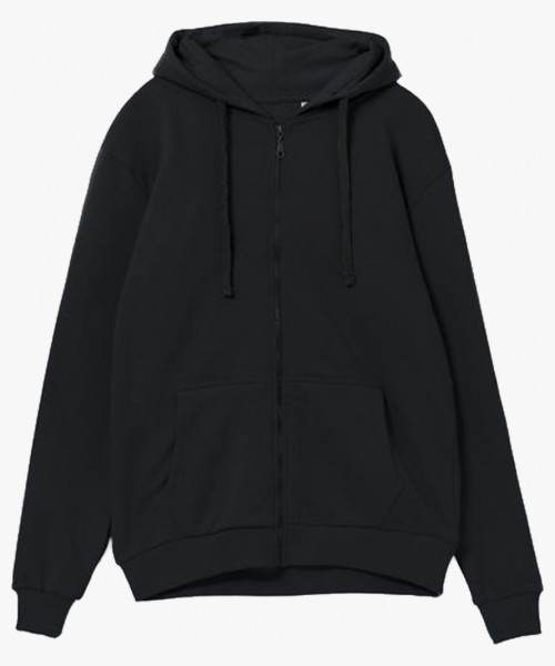 Толстовка на молнии с капюшоном Siverga Heavy 2.0, черный