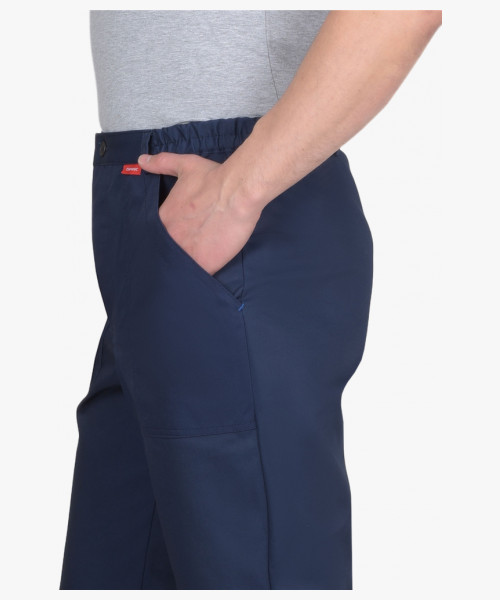 Костюм СИРИУС-МАСТЕР куртк. , брюки, тёмно-синий с васильковым и СОП