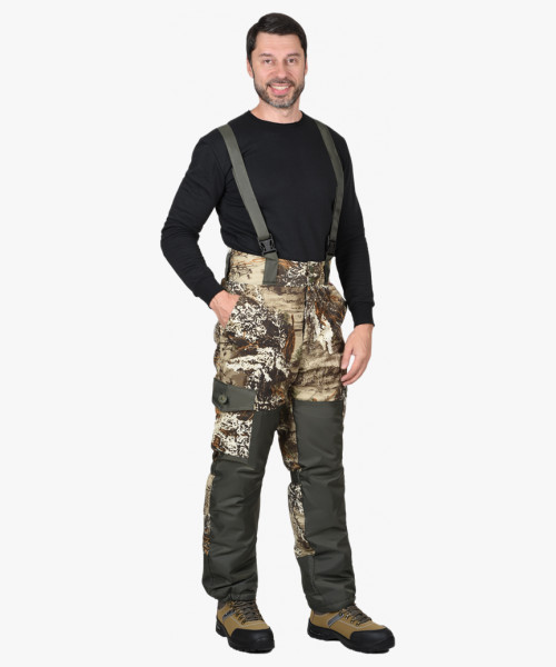 Костюм СИРИУС-ГОРКА зимний: куртка дл., брюки (тк.CROWN-230) КМФ Серый мох