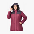Куртка зимняя женская Сакрин (тк.Дюспо,80), бордовый/т.серый