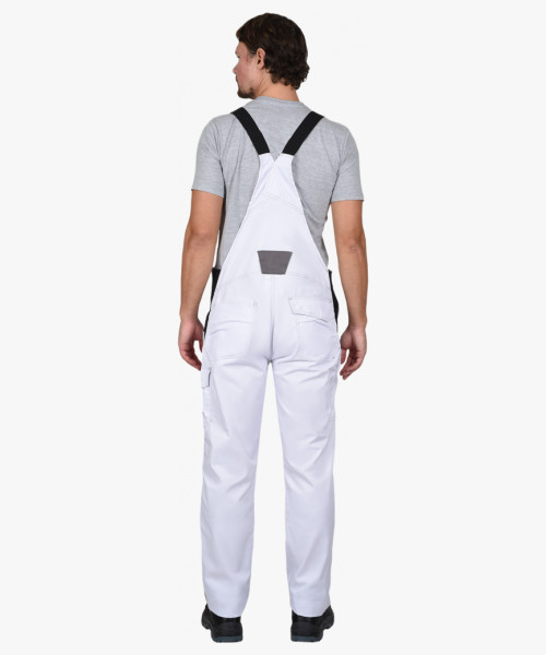 Костюм СИРИУС-ЦИТРИН куртка, п/к белый со средне-серым