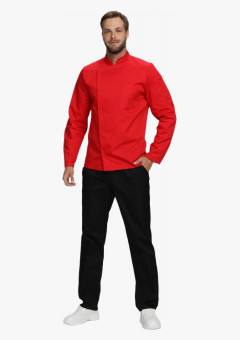 Китель повара Гастро (тк.Смесовая,160), красный