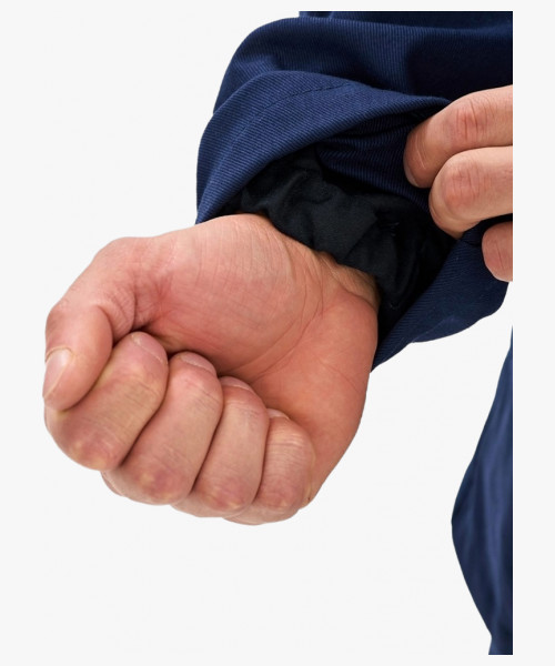 Костюм сварщика Велд-СОП 2 кл.защиты (тк.Хлопок-ОП,350) брюки, т.синий/васильковый