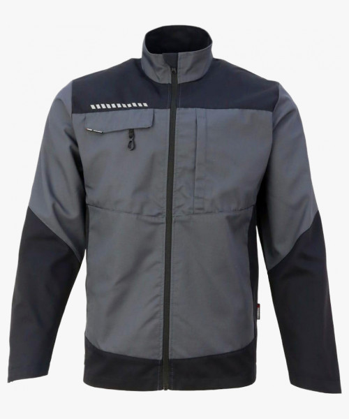 Куртка летняя мужская Brodeks KS234, цвет серый, чёрный