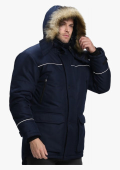 Куртка зимняя Аляска-Люкс (тк.Cat’s eye), т.синий