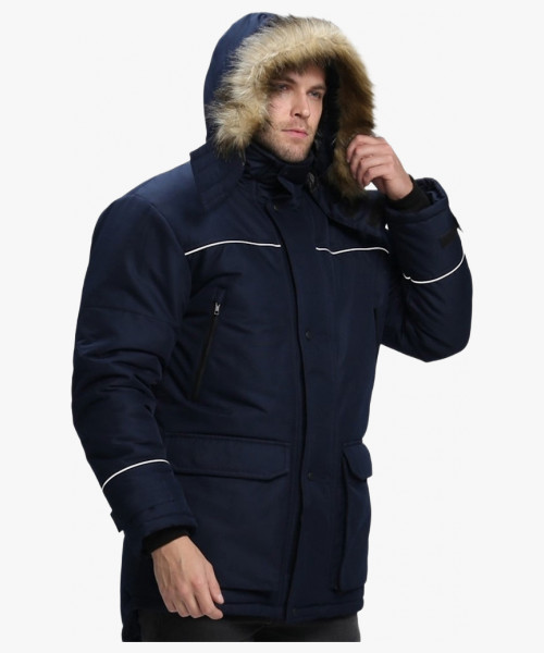 Куртка зимняя Аляска-Люкс (тк.Cat’s eye), т.синий