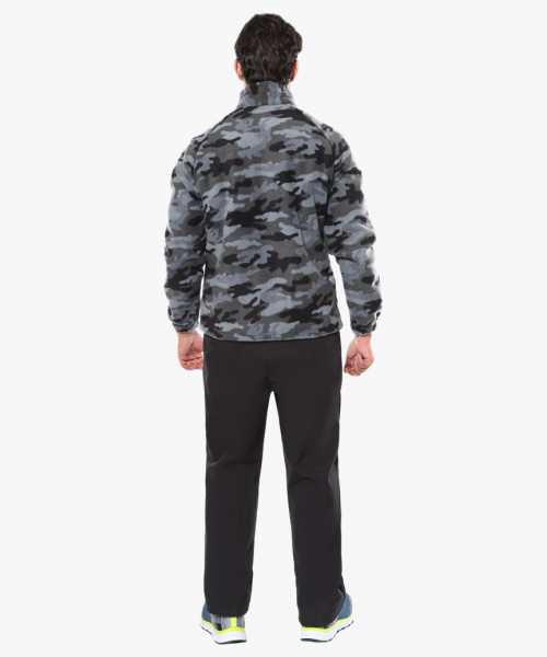 Куртка флисовая КМФ Мультикам серый