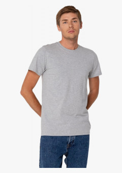 Футболка мужская T-bolka Stretch, серый меланж