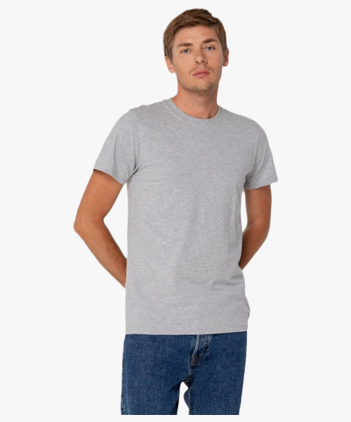 Футболка мужская T-bolka Stretch, серый меланж