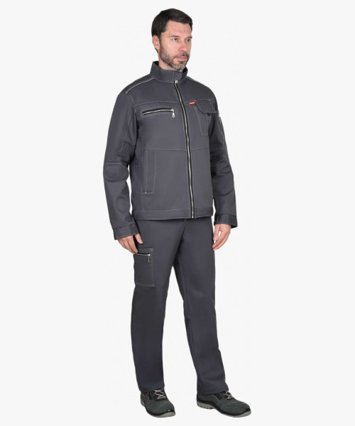 Костюм СИРИУС-ДАЛЛАС куртка, п/к, серый