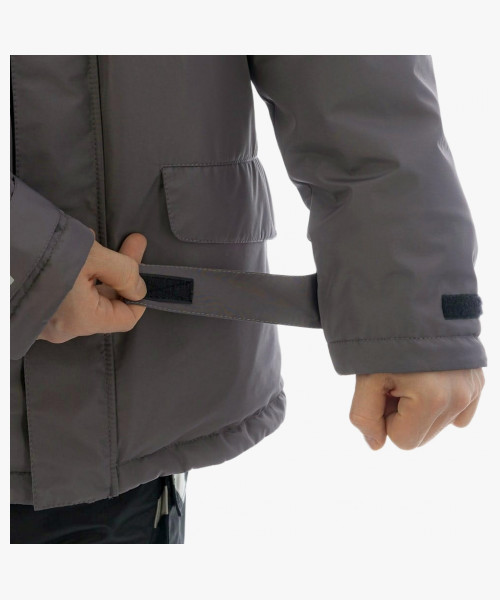 Куртка-парка зимняя мужская Brodeks KW204, цвет серый