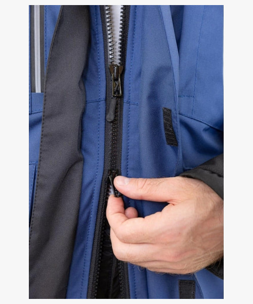 Куртка-парка зимняя мужская Brodeks KW215, цвет синий