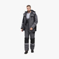 Костюм зимний Вектрон-2 СОП (тк.Таслан,135) п/к, т.серый/черный