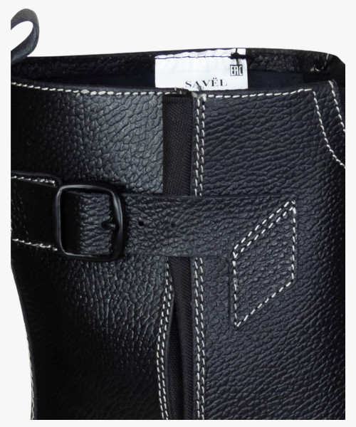 Сапоги SAVЁL-ДЖЕТ кожа, ПУ-ТПУ