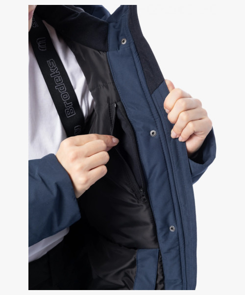 Куртка-парка женская зимняя Brodeks KW 258, цвет синий