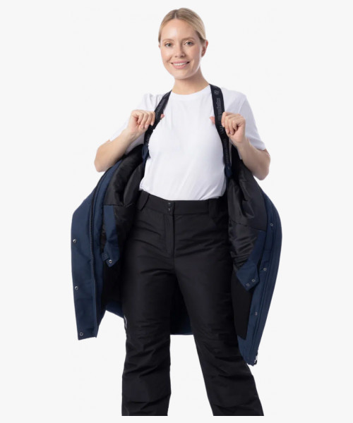 Куртка-парка женская зимняя Brodeks KW 258, цвет синий