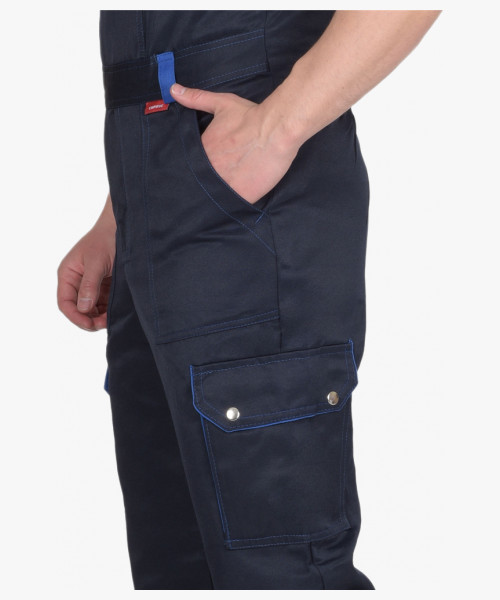 Костюм СИРИУС-ТИТАН куртка, п/к синий с васильковым и СОП