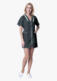 Халат женский Сакура (тк.Габардин), серый