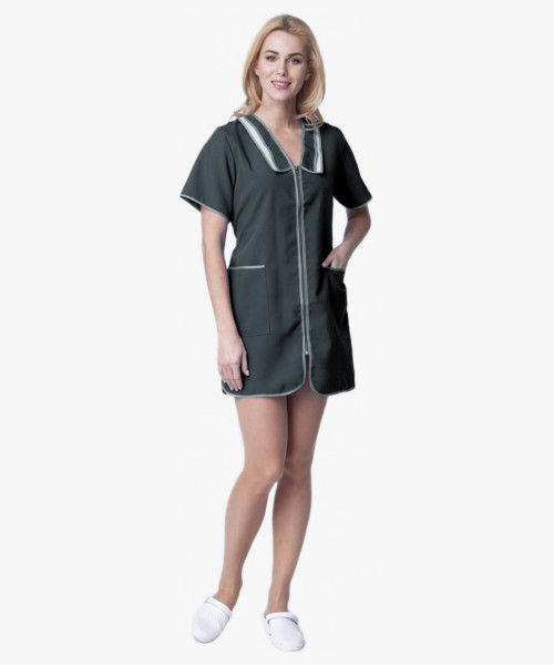 Халат женский Сакура (тк.Габардин), серый