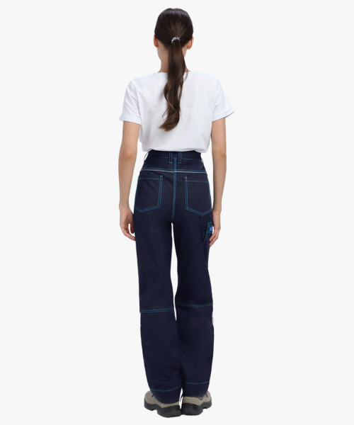 Брюки женские ProfLineSpecialist (тк.Смесовая,240), т.синий/васильковый