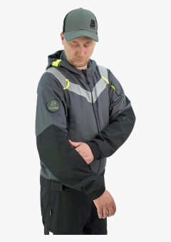 Комбинезон летний мужской Brodeks KS503, цвет серый, чёрный