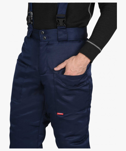 Брюки мужские зимние универсальные тёмно-синие