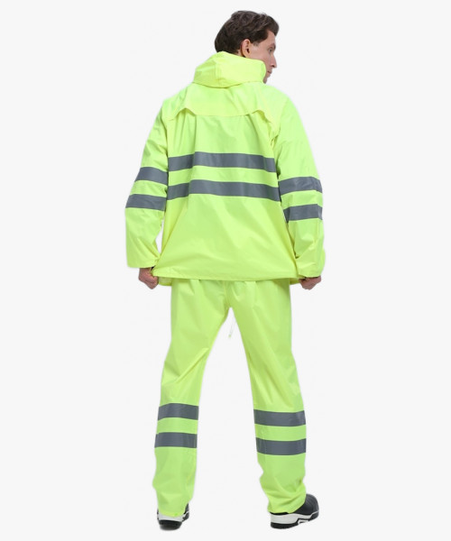 Костюм влагозащитный сигнальный ProfLineSpecialist СОП (ПВХ,210), желтый