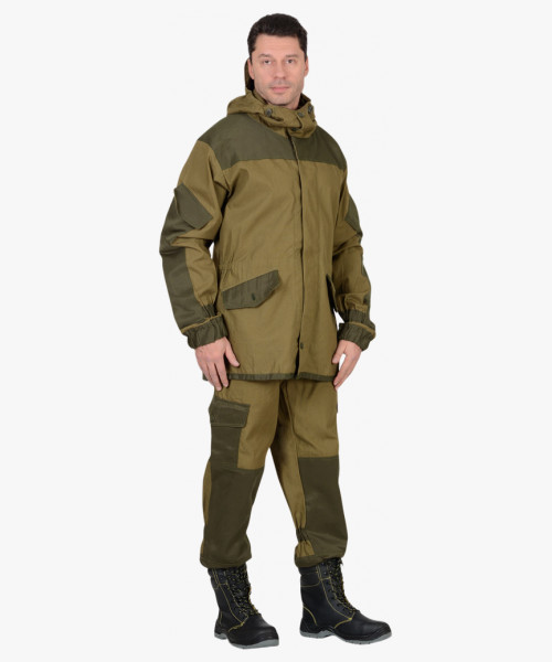 Костюм СИРИУС-ГОРКА куртка, брюки, помочи (полотно палаточное) хаки