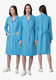 Халат женский Стандарт NEW (тк.ТиСи), голубой
