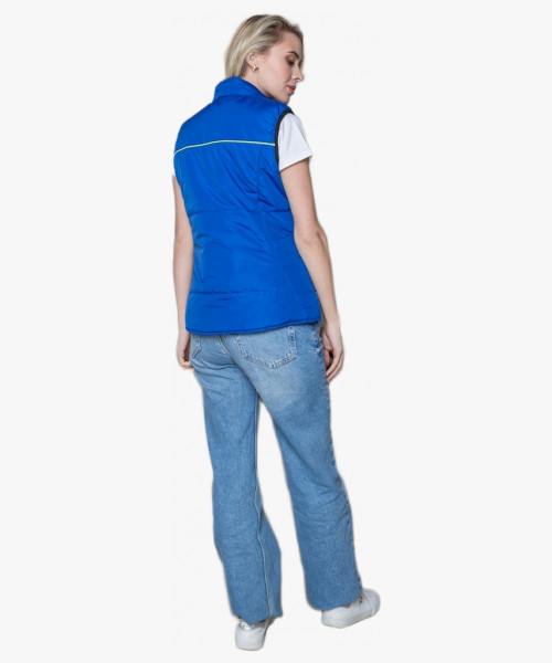 Жилет утепленный женский PROFLINE BASE (Дюспо), васильковый